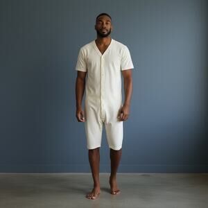 Vintage Macy’s Men’s Store Union Suit | Size 46 | 100% Cotton